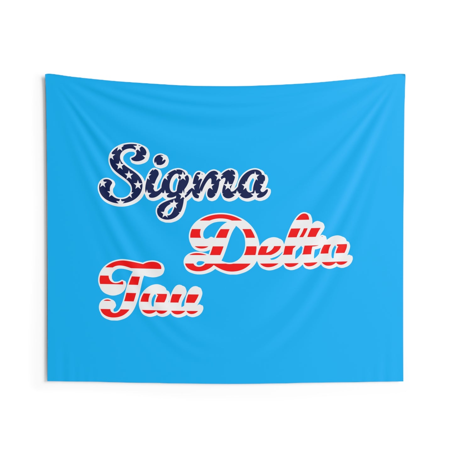 Sigma Delta Tau American Flag Pattern Sorority Wall Flag for Dorms & Apartments