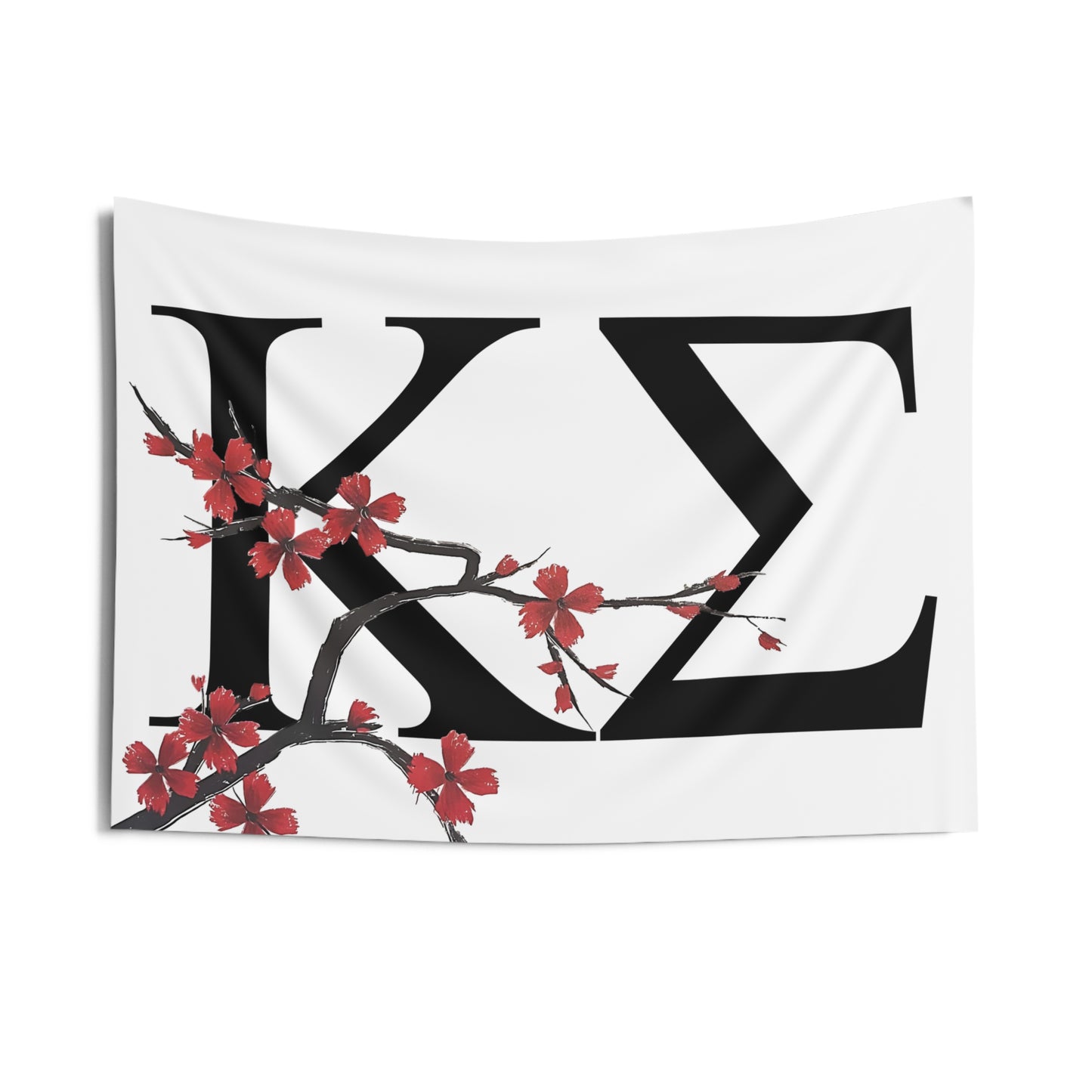Kappa Sigma Wall Flag with Tree Blossoms Fraternity Home Decoration for Dorms & Apartments