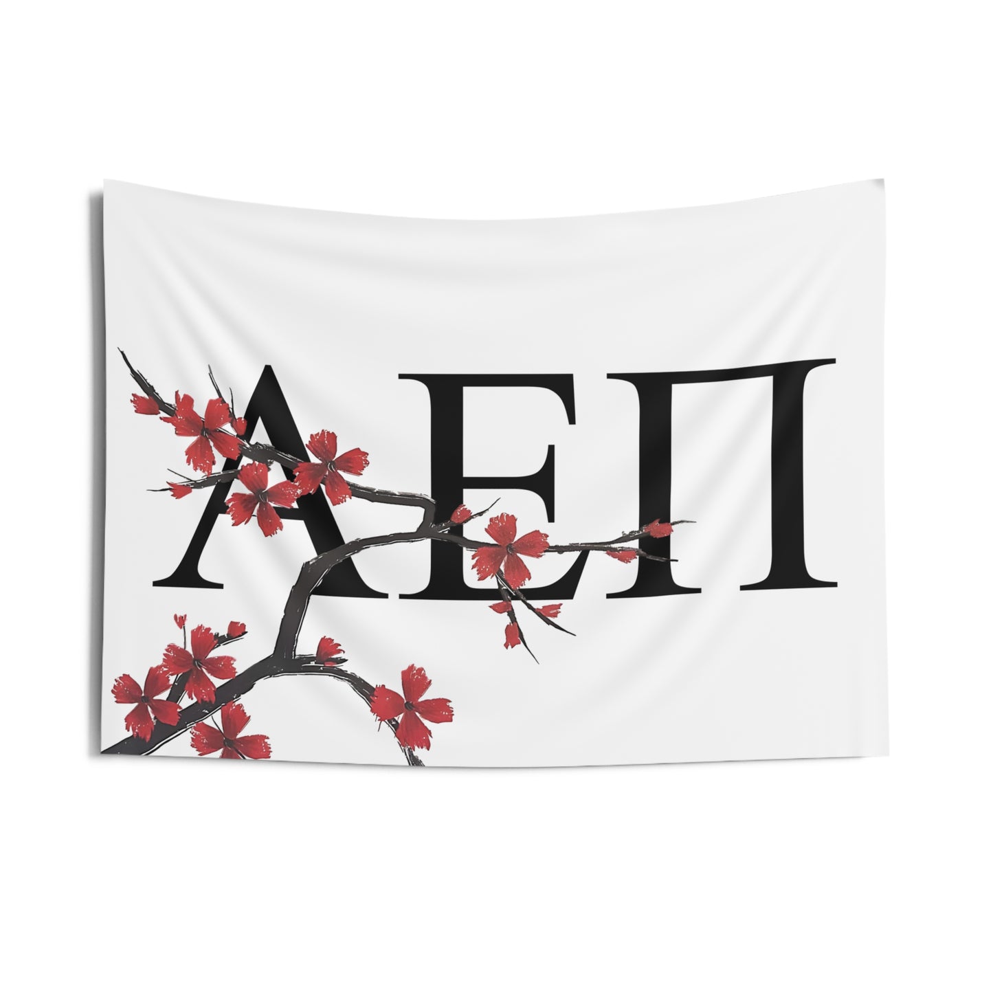 Alpha Epsilon Pi Wall Flag with Tree Blossoms Fraternity Home Decoration for Dorms & Apartments