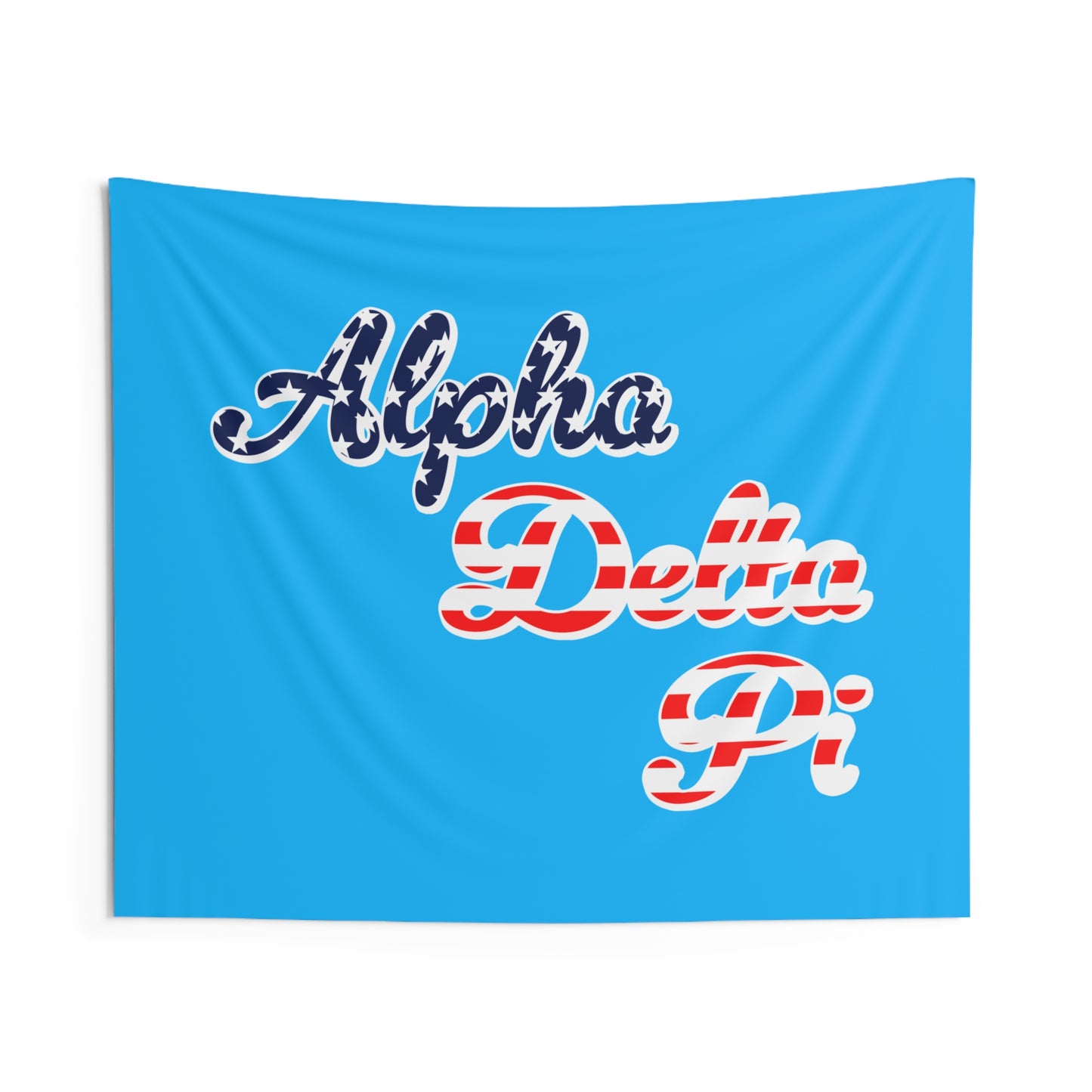 Alpha Delta Pi American Flag Pattern Sorority Wall Flag for Dorms & Apartments