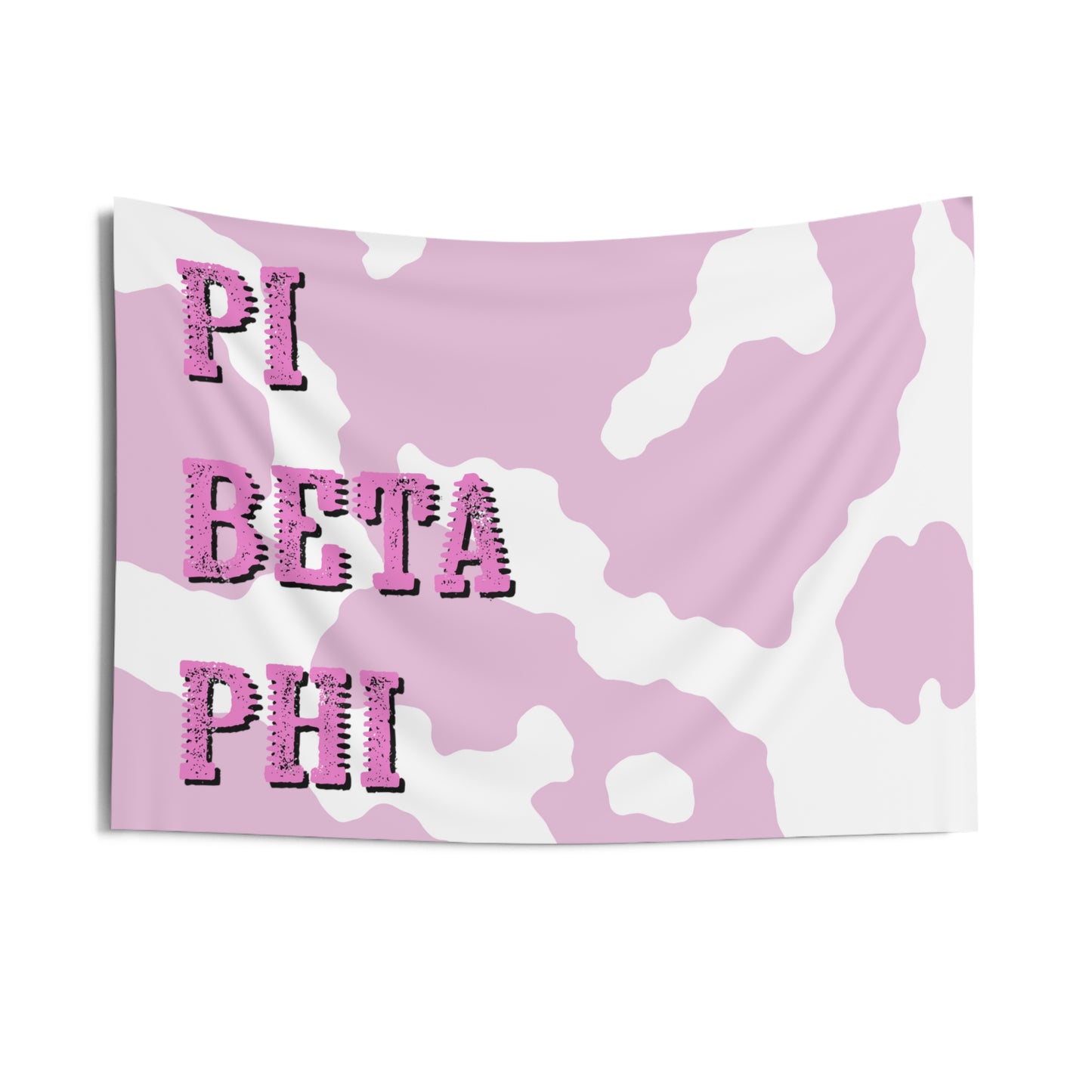 Pi Beta Phi Pink Western Cowgirl Wall Flag Sorority Home Decoration for Dorms & Apartments