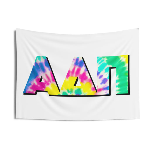 Alpha Delta Pi Tie Dye Wall Flag Sorority Home Decoration for Dorms & Apartments