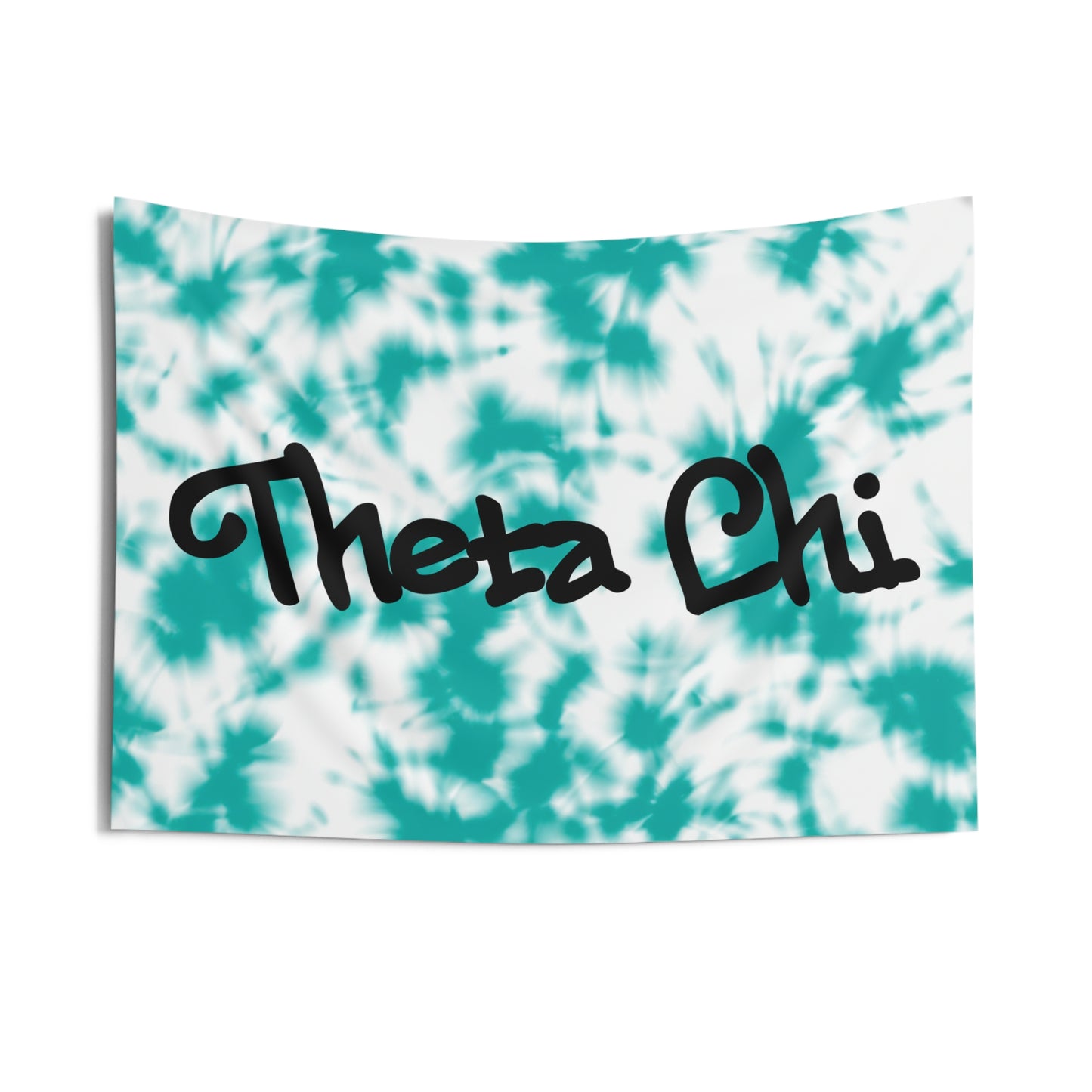 Theta Chi Blue Tie Dye Wall Flag Fraternity Home Decoration for Dorms & Apartments