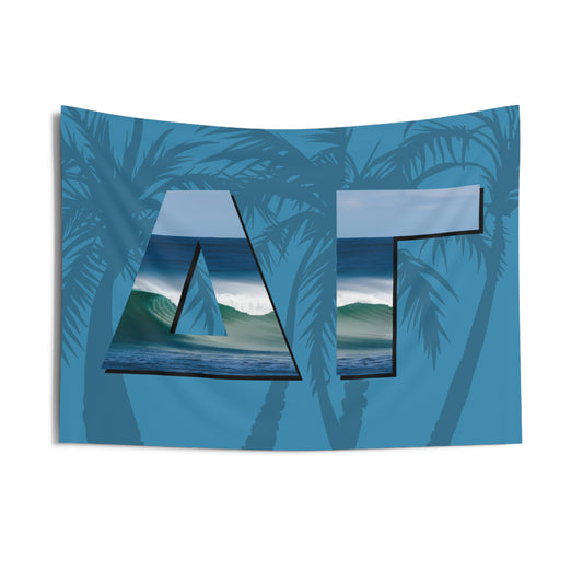 Delta Gamma Wall Flag with Ocean Waves Sorority Home Decoration for Dorms & Apartments