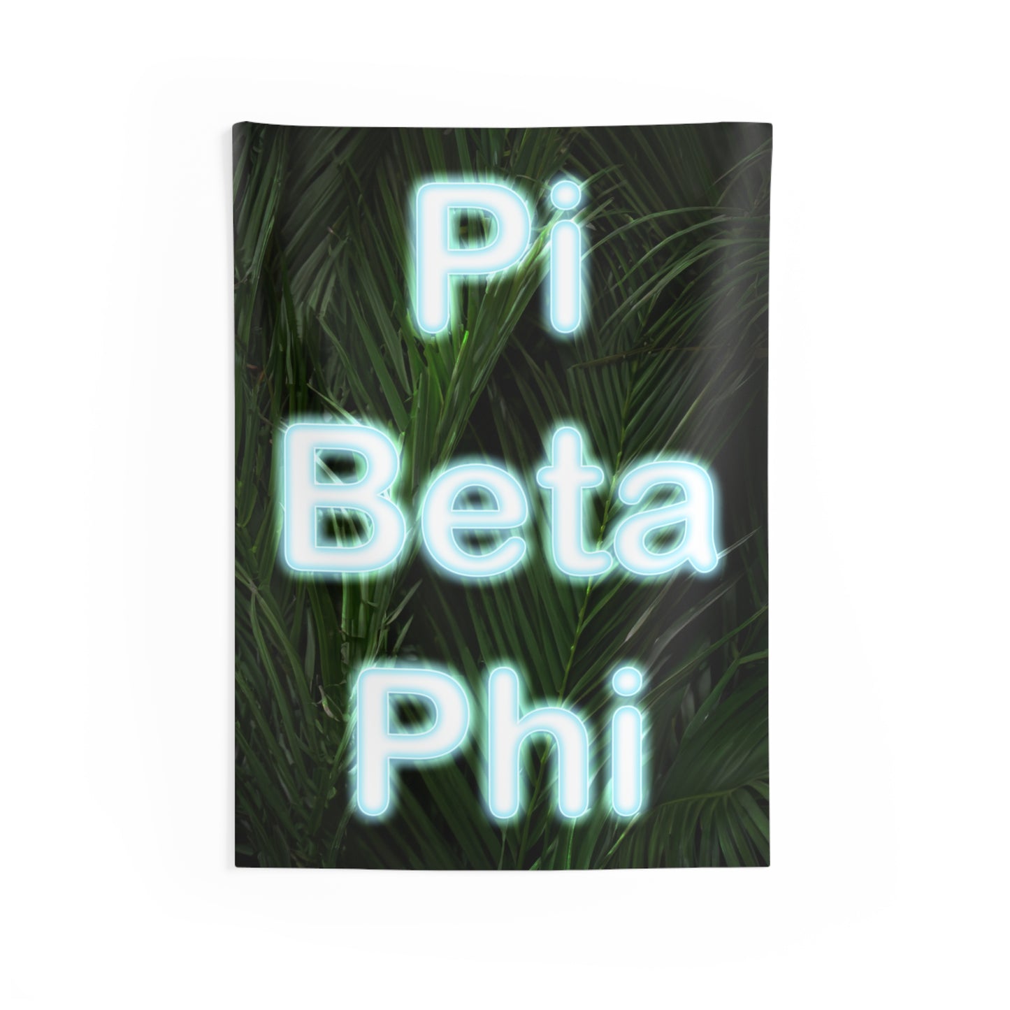 Pi Beta Phi Blue Neon Sign Wall Flag Sorority Home Decoration for Dorms & Apartments