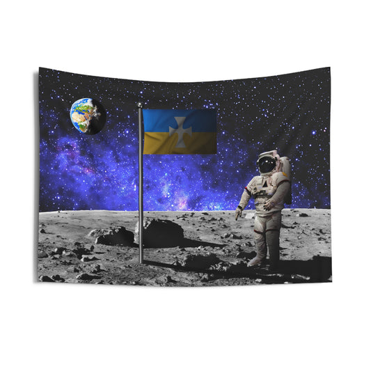 Sigma Chi Moon Landing Wall Flag Fraternity Home Decoration for Dorms & Apartments