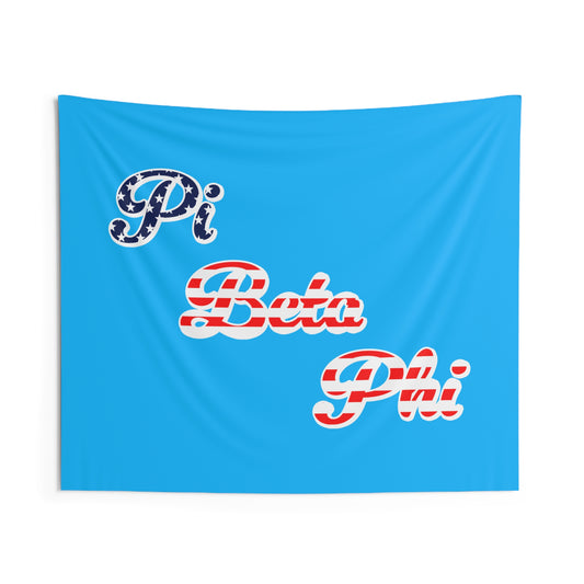 Pi Beta Phi American Flag Pattern Sorority Wall Flag for Dorms & Apartments