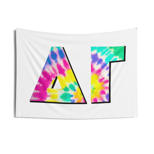 Delta Gamma Tie Dye Wall Flag Sorority Home Decoration for Dorms & Apartments