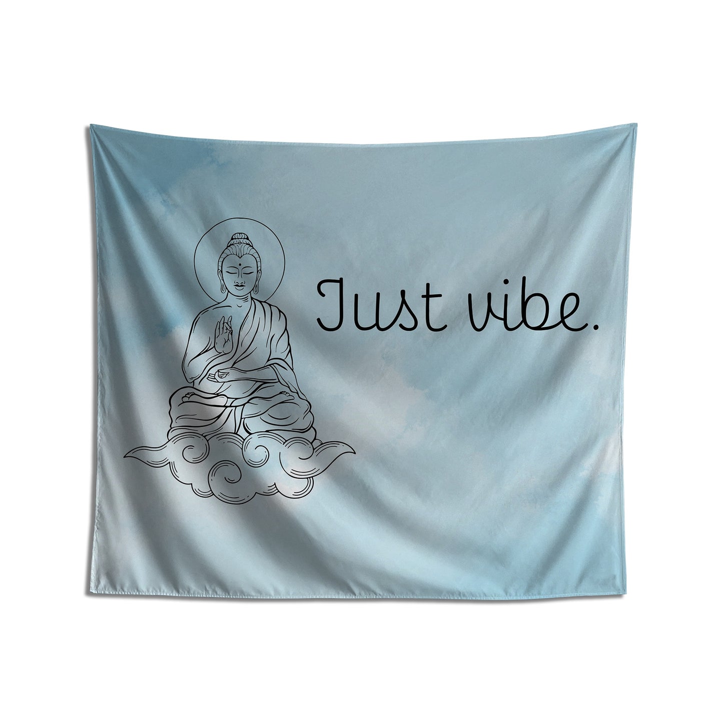 Just Vibe Funny Banner Flag Decoration for College Dorms & Apartments